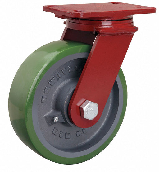 PlateCaster Swivel Polyurethane 10 1/4 H