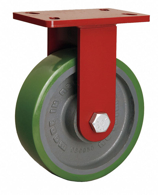 Plate Caster Rigid Polyurethane 10 1/4 H