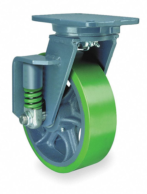 PlateCaster Swivel Polyurethane 11 1/4 H