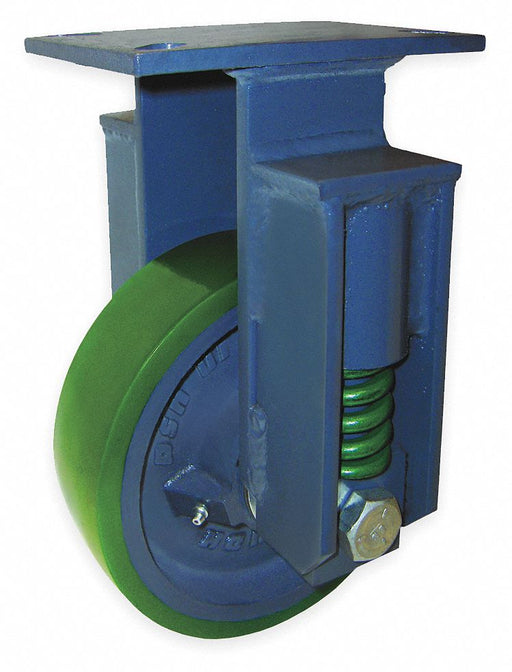 Plate Caster Rigid Polyurethane 12 1/4 H