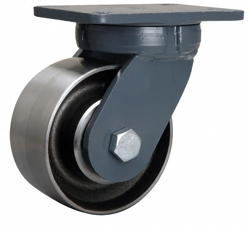 Plate Caster Swivel Steel 8 H