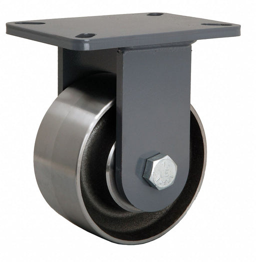 Plate Caster Rigid Steel 8 H