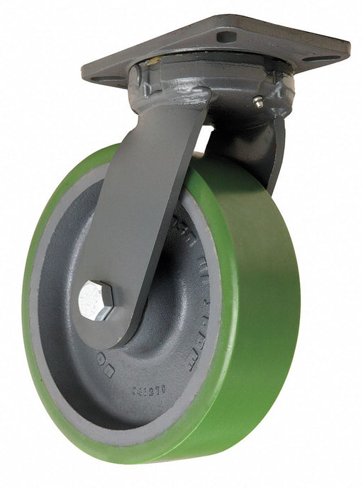 PlateCaster Swivel Polyurethane 12 1/2 H