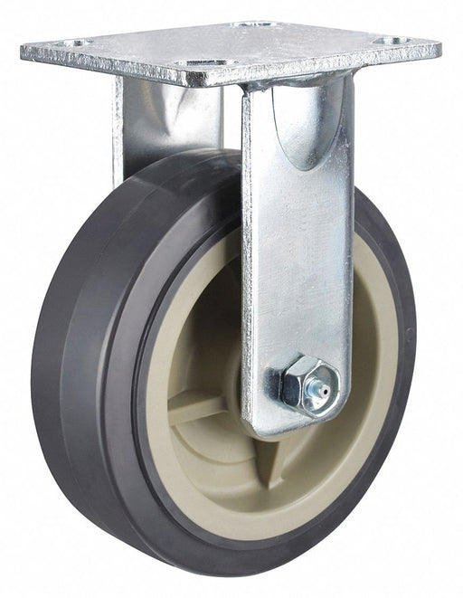 Plate Caster Rigid Polyurethane 7 1/2 H