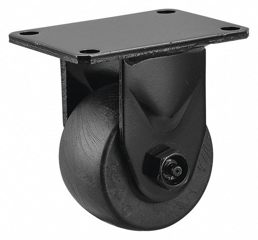Plate Caster Rigid Nylon 4 1/8 H