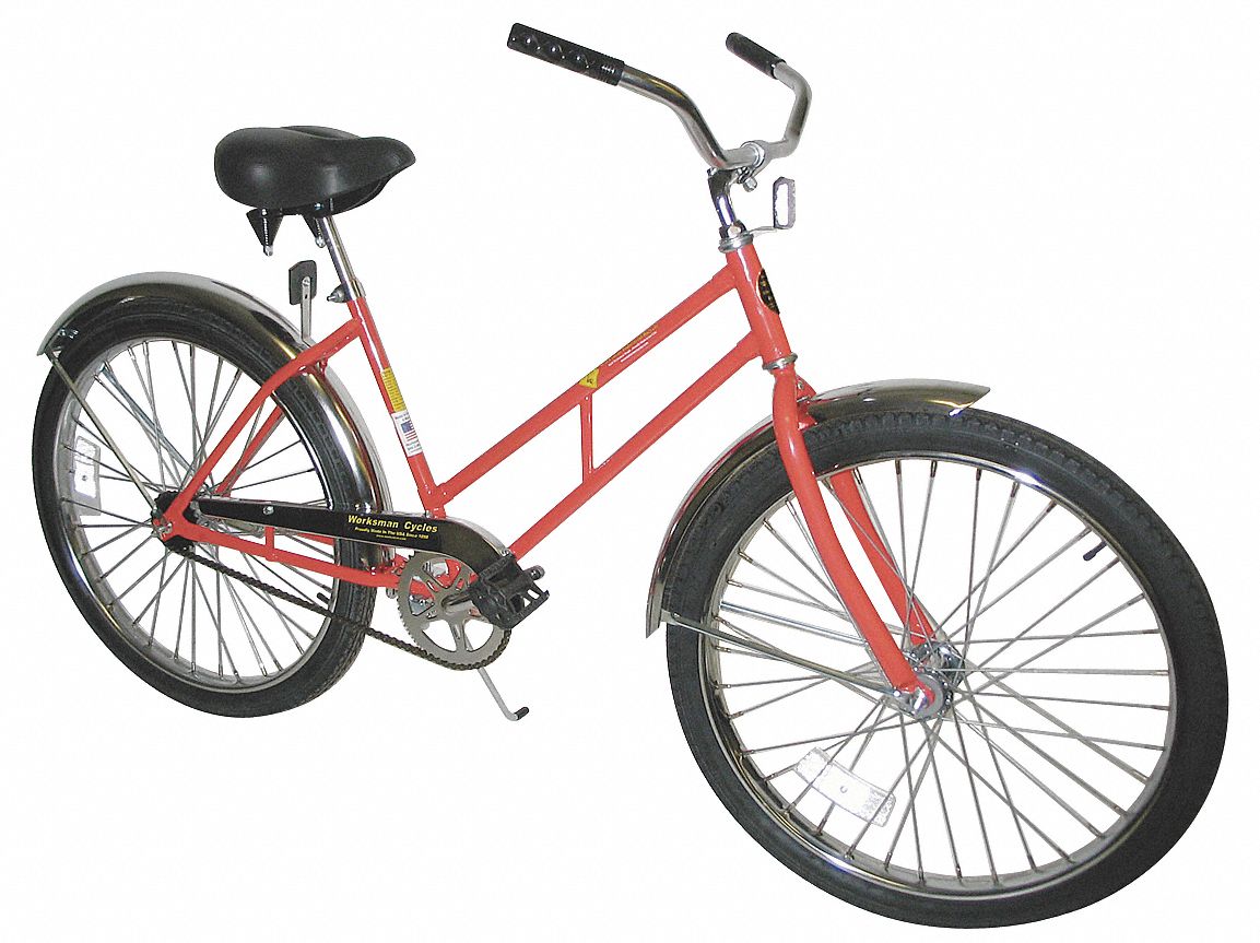 F0131 Bicycle 26 Wheel Orange 275 lb Cap.