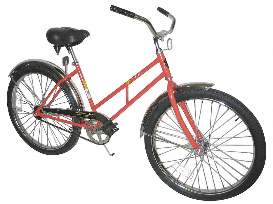 F0131 Bicycle 26 Wheel Orange 275 lb Cap.
