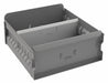 Drawer Bin Gray Steel 4 1/2 in