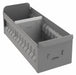 Drawer Bin Gray Steel 4 1/2 in