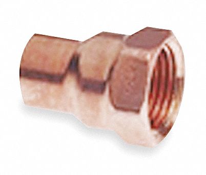 Straight Copper Cup 1 in FNPT 3/4 in
