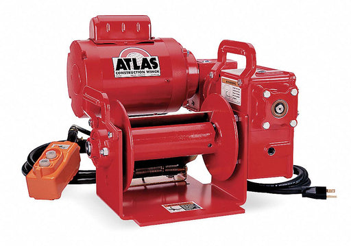 Electric Winch 1-1/3HP 115VAC