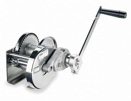 Hand Winch Spur Gear w/Brake 1000 lb.