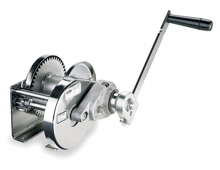 Hand Winch Spur Gear w/Brake 2000 lb.