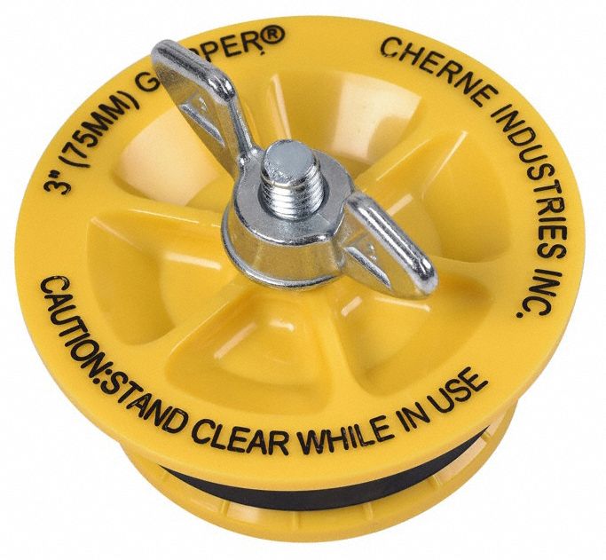 Pipe Plug Wing Nut 2.5 H 3 Pipe