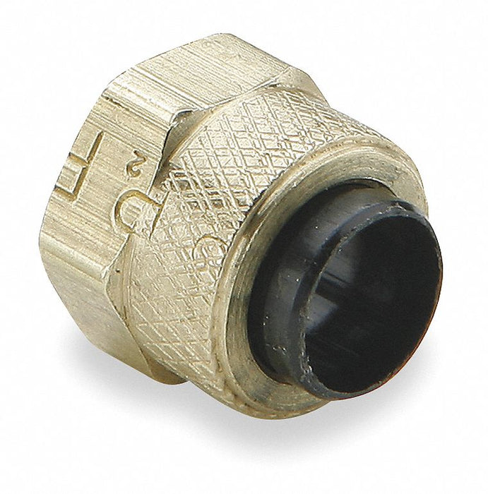 Nut Brass Compression 3/8in PK10