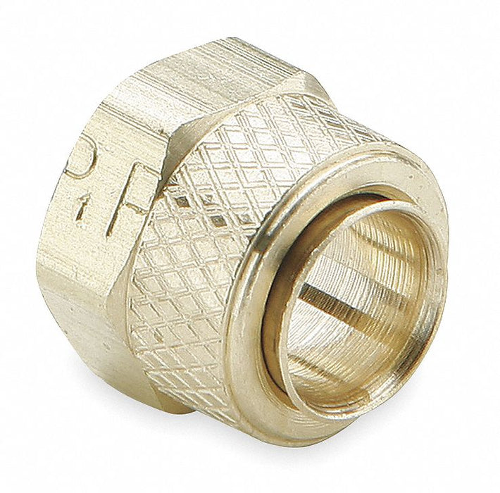 Nut Brass Compression 1/4 in PK10