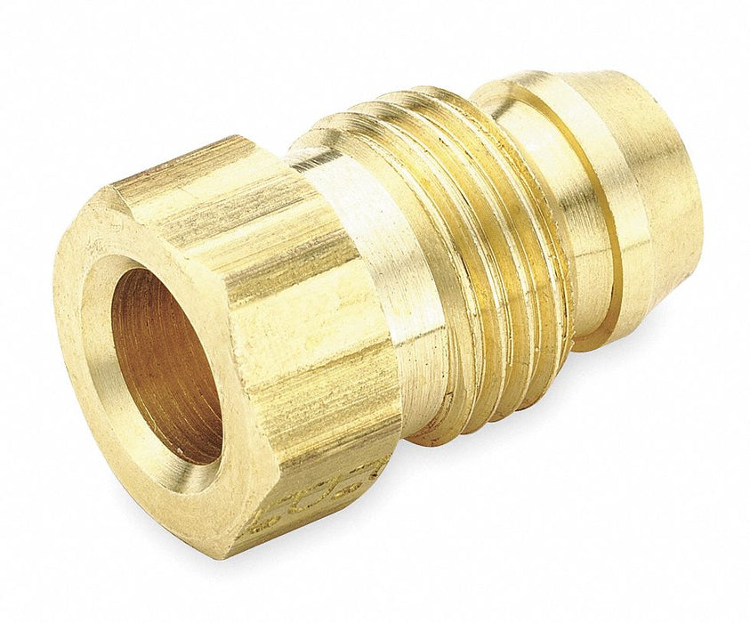 Nut/Brass Sleeve Brass Comp 3/8In PK10