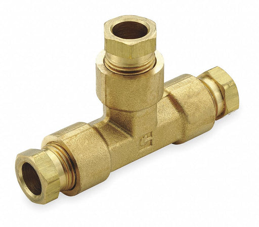 Union Tee Brass Comp 1/4In PK10