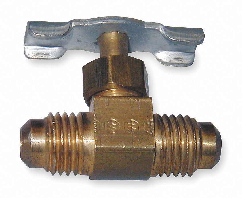 Needle Valve Straight Brass 1/4 In.