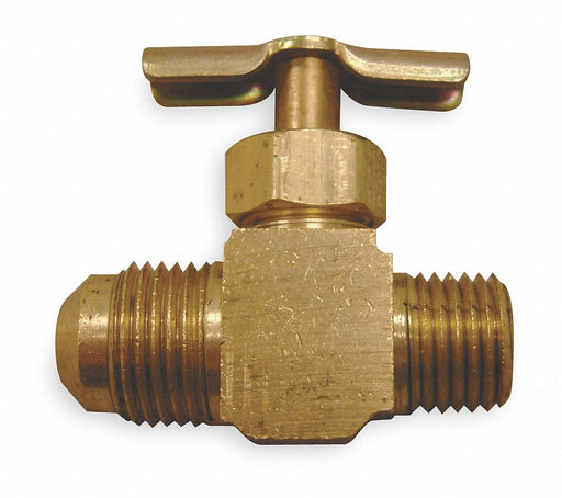 Needle Valve Straight Brass 1/4 In.