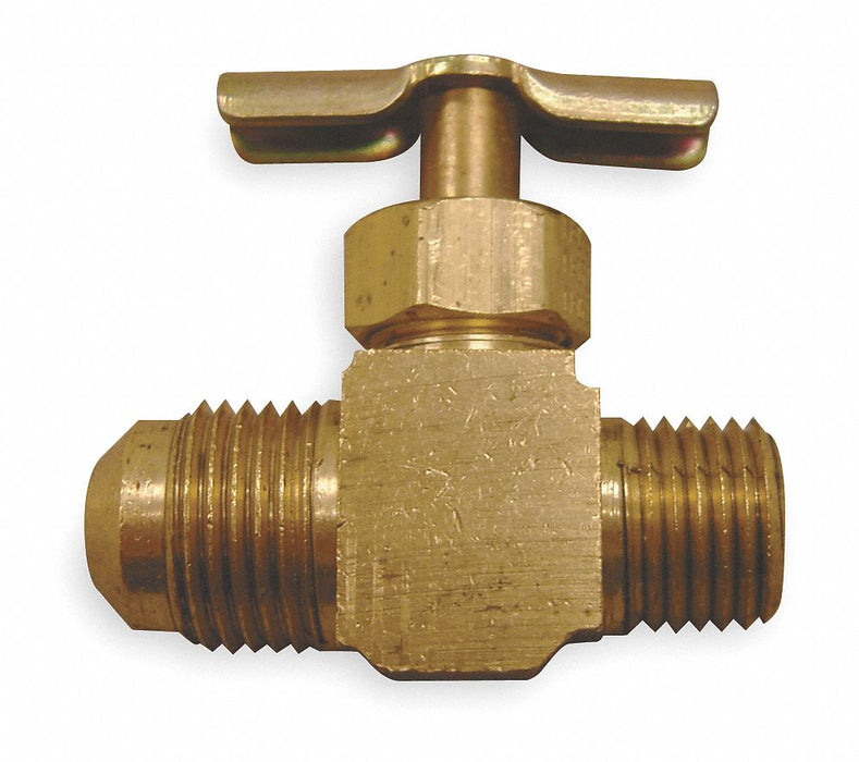 Needle Valve Straight Brass 1/4 In.