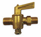 Ground Plug Valve 1/4 In 30 PSI Brass