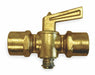 Ground Plug Valve 1/4 In 30 PSI Brass
