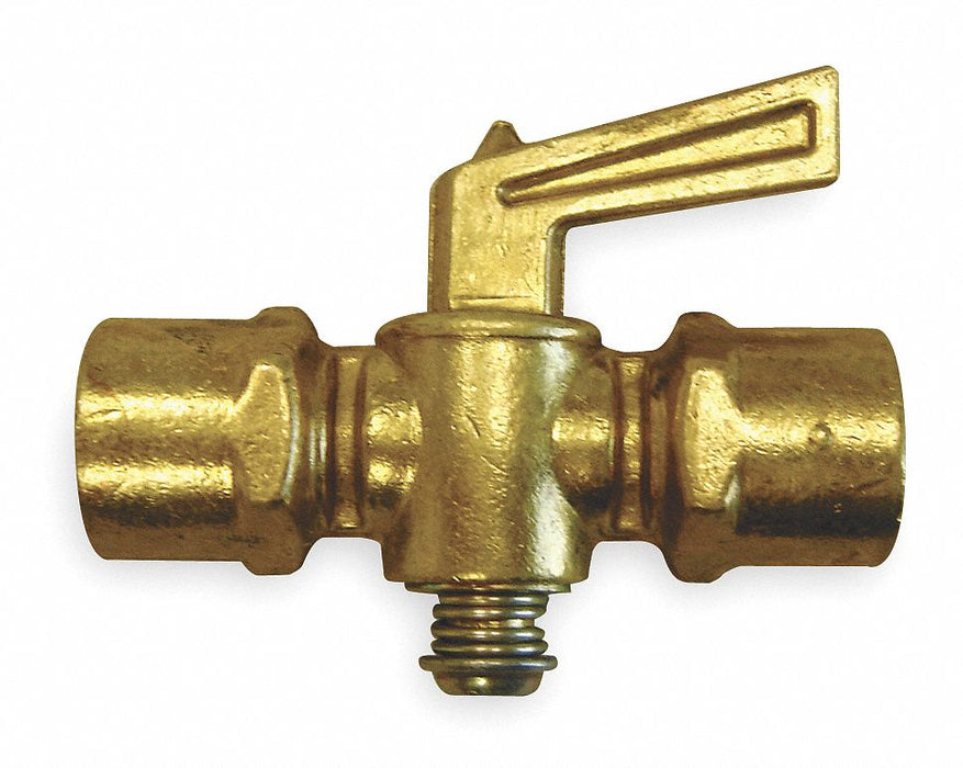 Ground Plug Valve 1/8 In 30 PSI Brass