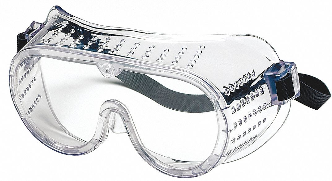 Safety Goggles PVC Clear Wraparound