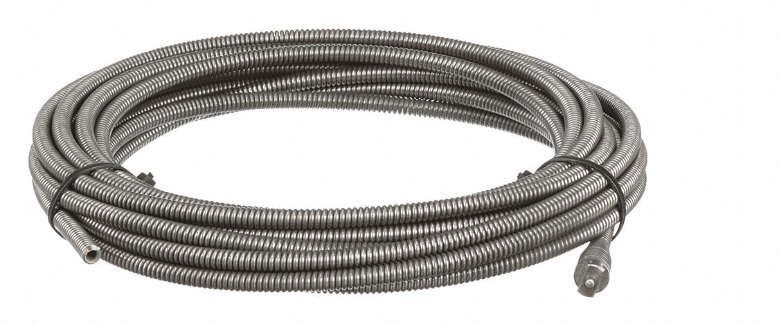 Drain Cleaning Cable 3/8 in Dia 35 ft L