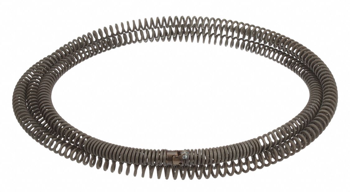 Drain Cleaning Cable 7/8 in Dia 15 ft L