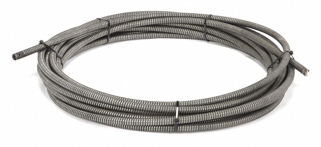 Drain Cleaning Cable 5/8 in Dia 75 ft L