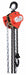 Manual Chain Hoist 1000 lb Lift 8 ft.