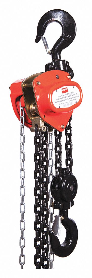 K9006 Manual Chain Hoist 6000 lb Lift 15 ft.