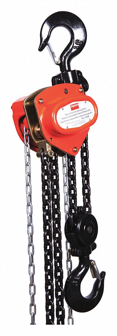 K9006 Manual Chain Hoist 6000 lb Lift 20 ft.