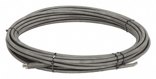 Drain Cleaning Cable 1/2 in Dia 50 ft L