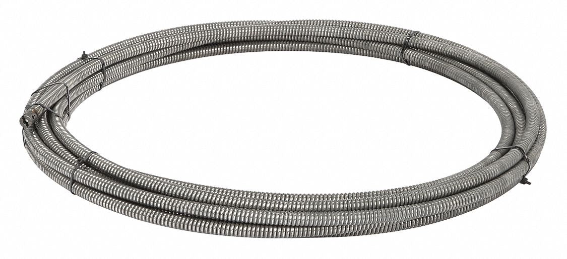 Drain Cleaning Cable 3/4 in Dia 75 ft L