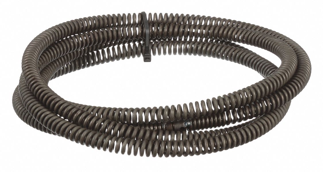 Drain Cleaning Cable 5/8 in Dia 10 ft L