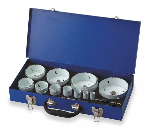 Hole Saw Kit 15pcs Sizes 0.75 -2.5 