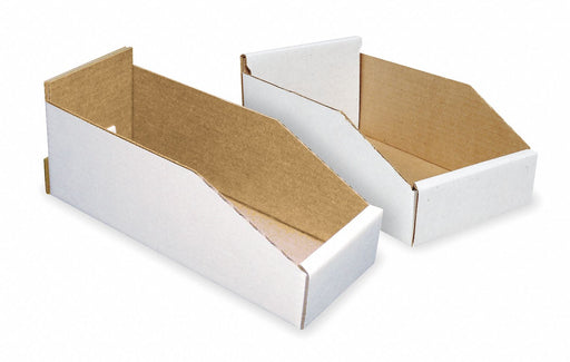 Corrugated Shelf Bin 4-1/4 W 11-3/4 L