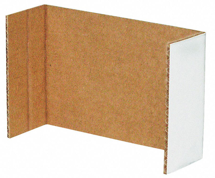 BinDivider 10inL Cardboard White PK100