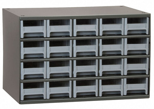 G2390 Bin Cab 20GrayDrwr Gray 11 H GrayDrwr