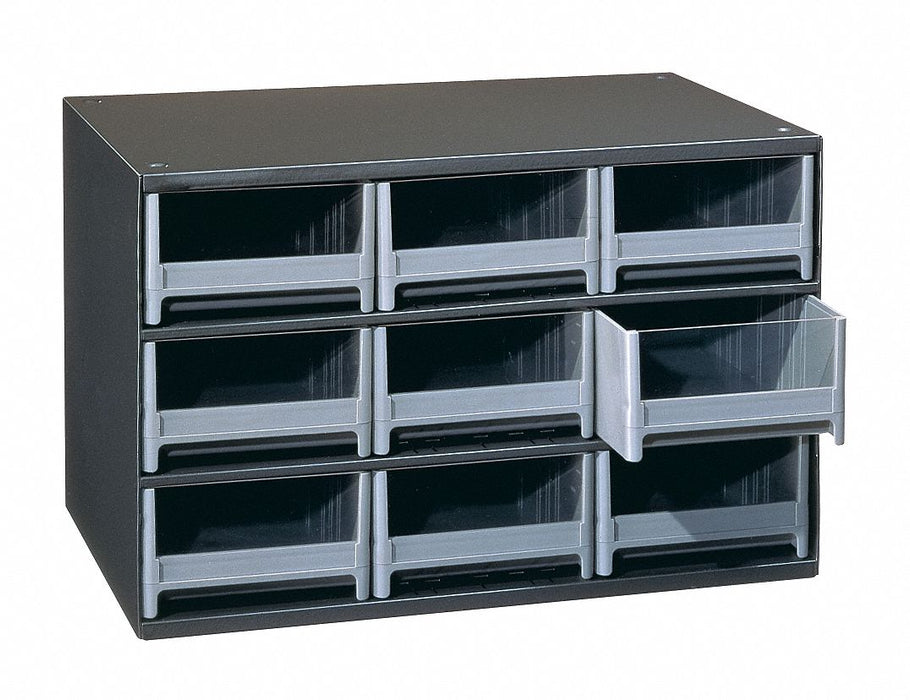 G2393 Bin Cab 9GrayDrwr Gray 11 H GrayDrwr