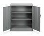 Storage Cabinet 42 x36 x18 MdGry 2Shlv