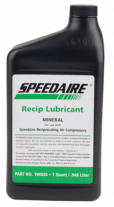Compressor Oil 1 qt Bottle
