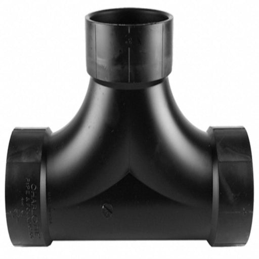 ABS Tee 4 in  4 in Hub 4 in