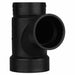 ABS SanitaryTee 2in 11/2inHub 11/2in