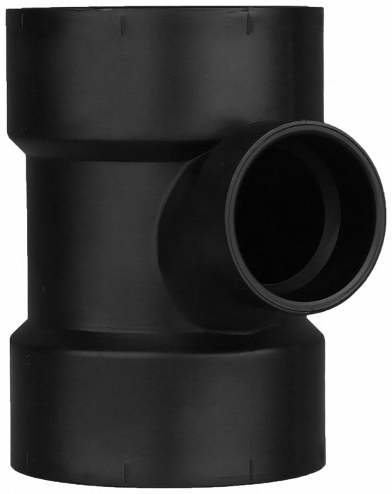 ABS SanitaryTee 3in 3inHub 11/2in