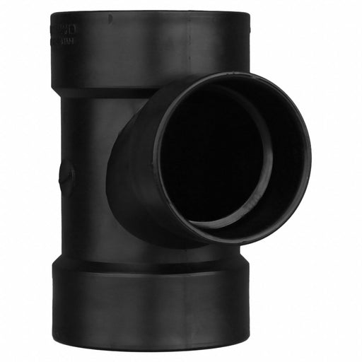 ABS SanitaryTee 4in 4inHub 3in