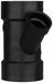 ABS Wye 3 in  3 in Hub 1 1/2 in